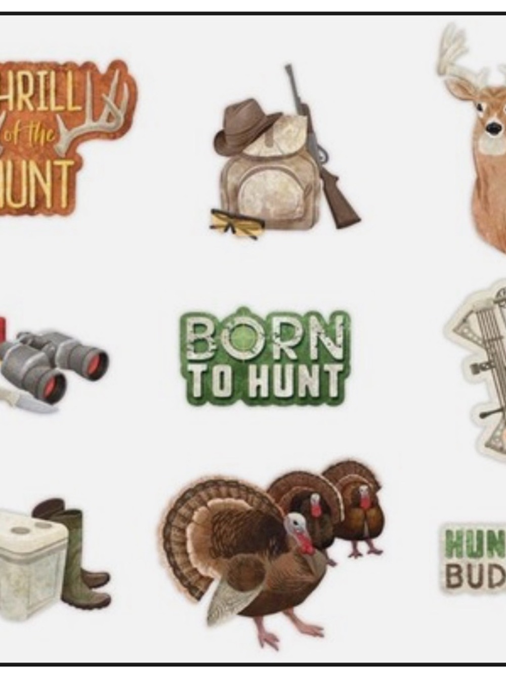 CREATIVE MEMORIES - Retired Graeful Harvest Scrapbook Embellishments -9 pcs. NIB